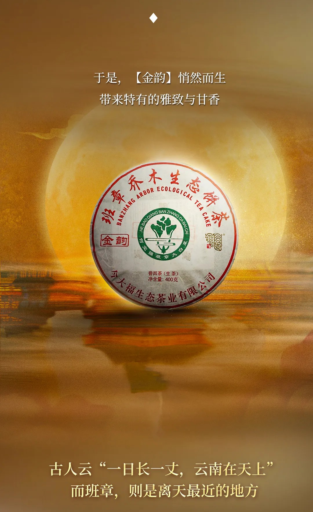 今大福2024年班章金韻青餅